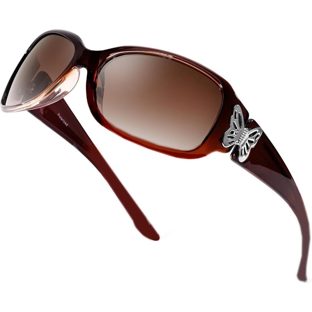 Women’s Polarized Butterfly Sunglasses UV400 Fashion Outdoor Casual